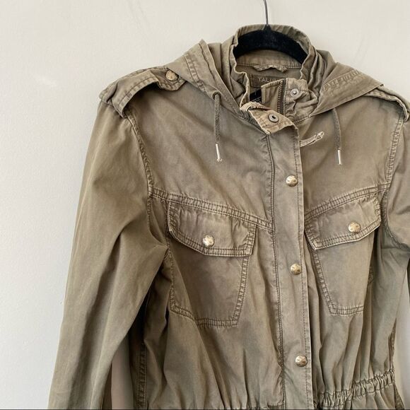 Aritzia Olive Green Utility Jacket - Picture 4 of 11